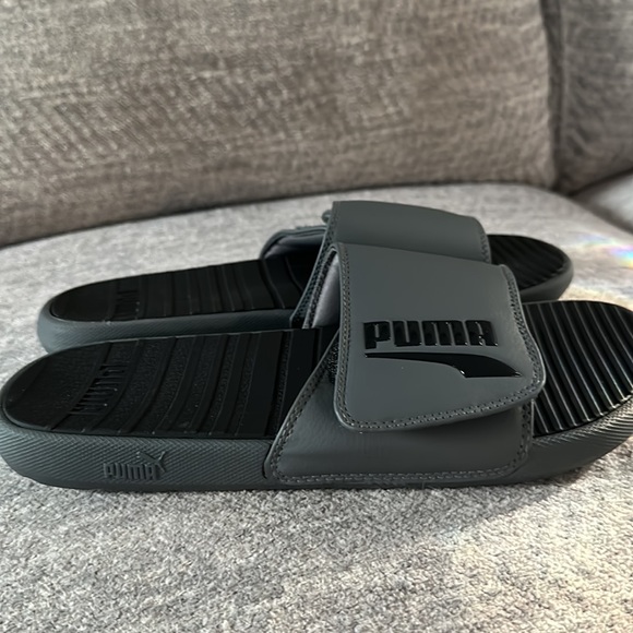 Puma Other - PUMA Cool Cat Charcoal Gray Slides for Men, Size 10.